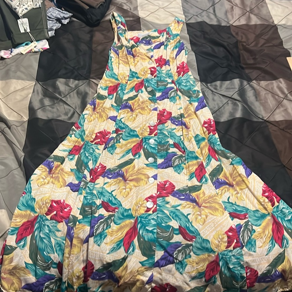 Vintage ED Michaels corset style dress